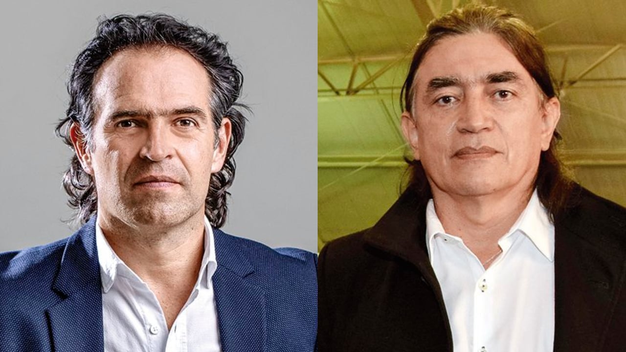 Federico Gutiérrez, excandidato presidencial y exalcalde de Medellín, y el senador Gustavo Bolívar.