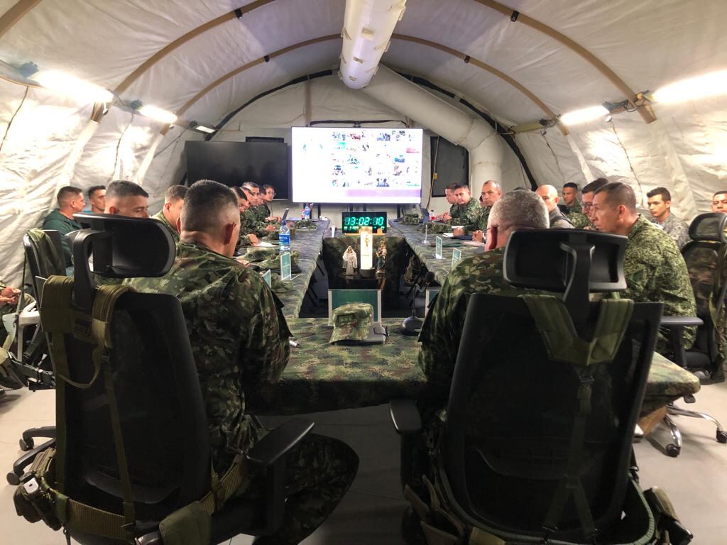 Planeamiento de operaciones militares contra las disidencias de las Farc de Iván Mordisco.