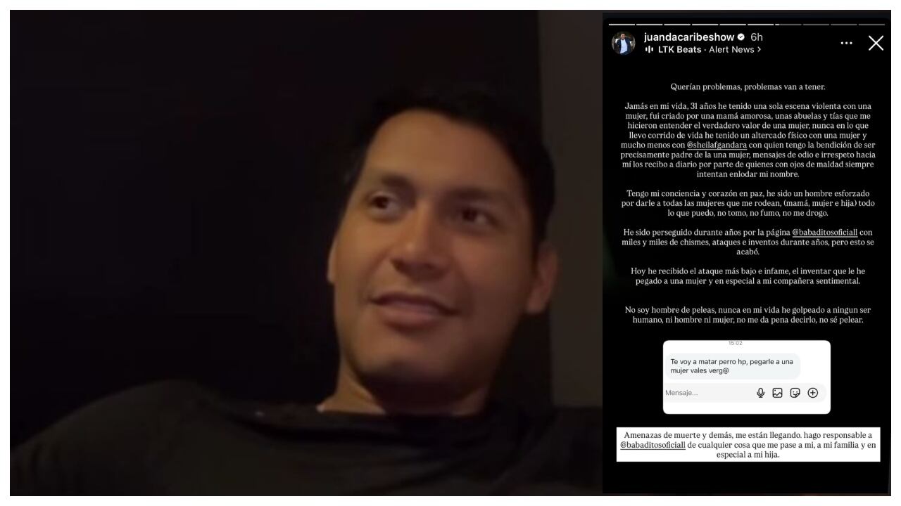 Juanda Caribe expuso amenazas de muerte y responsabilizó a reconocida página.