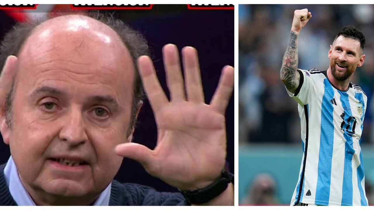 Juanma Rodríguez, el periodista de El Chiringuito que deseó que Croacia goleara a Argentina en el Mundial.
