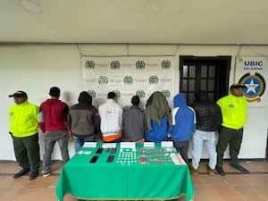 Los presuntos integrantes de Los Niguateros, fueron capturados en tres municipios de Caldas