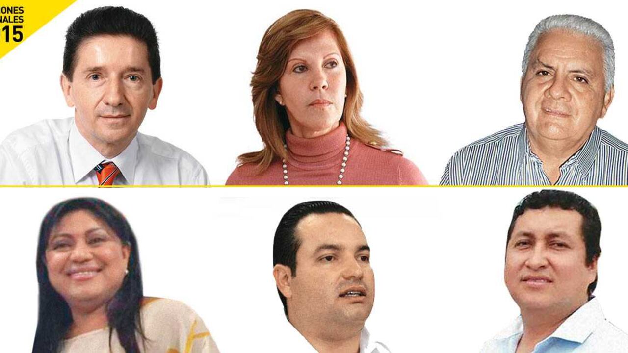 Luis Pérez, Dilian Francisca Toro, Arnulfo Gasca, Oneida Pinto, Didier Tavera y Jhon Jairo Torres.