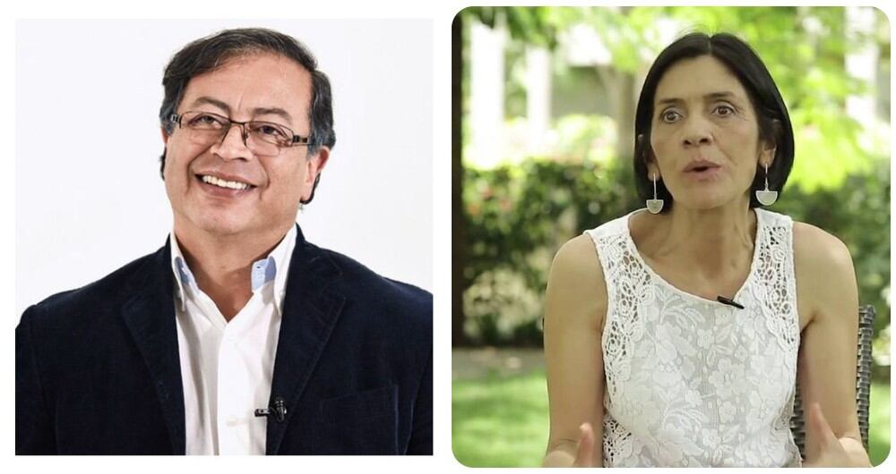 Gustavo Petro y Olga Lucía Acosta