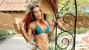 La actriz juega constantemente con sus seguidores de Instagram. Foto: Instagram @saracorrales.