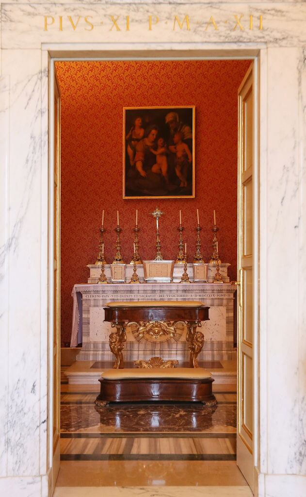 La capilla del papa Clemente XIII.