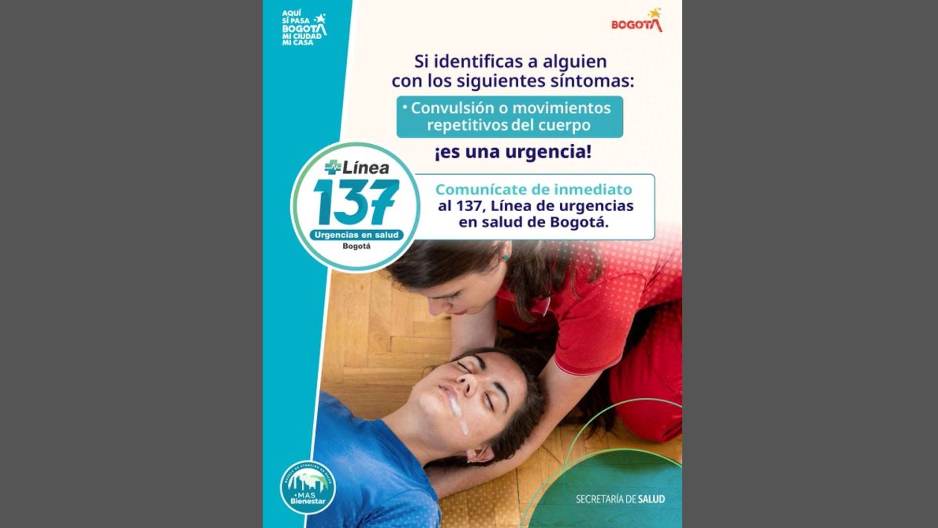 Bogotá activa la línea 137 para orientar casos médicos urgentes y mejorar la respuesta del sistema de salud.