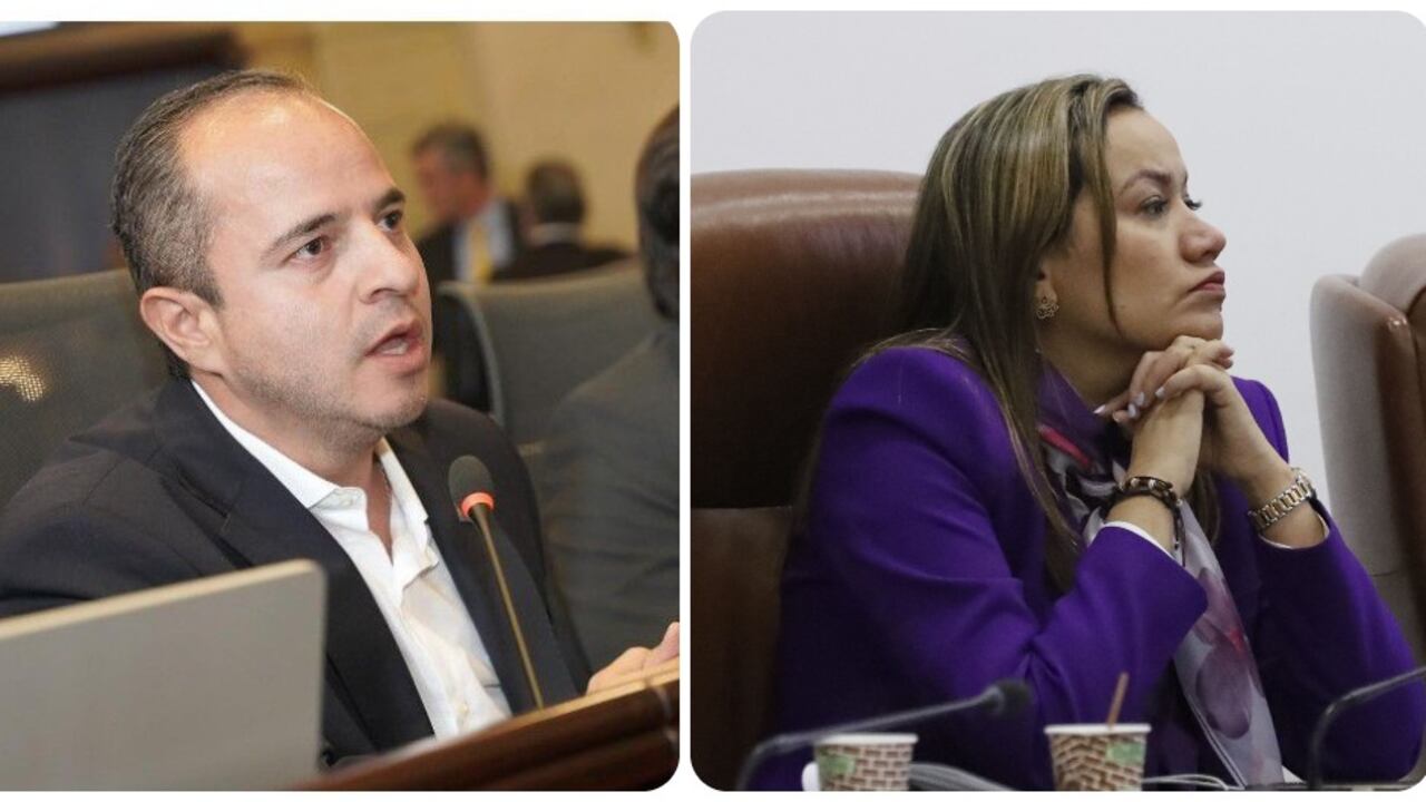 Juan Espinal y Carolina Corcho.