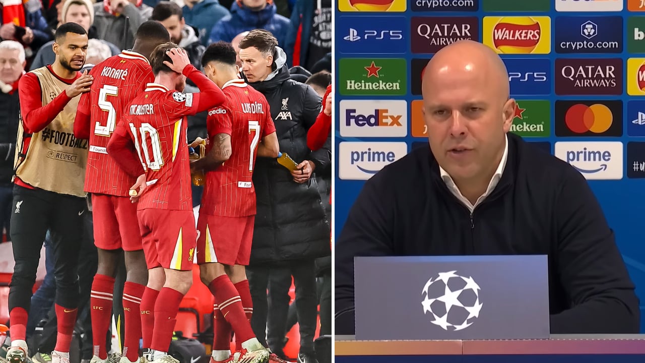 Arne Slot habló sobre las lesiones que dejó la serie ante PSG