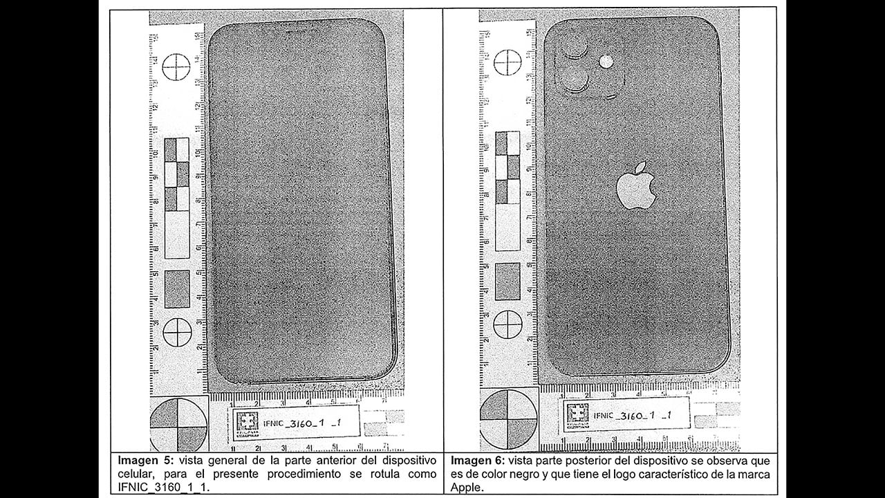 Celular confiscado en medio del caso contra el exministro de Hacienda, Ricardo Bonilla.