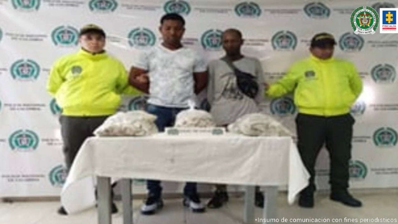 Los dos hombres fueron puestos a disposición de la autoridad competente para su judicialización.