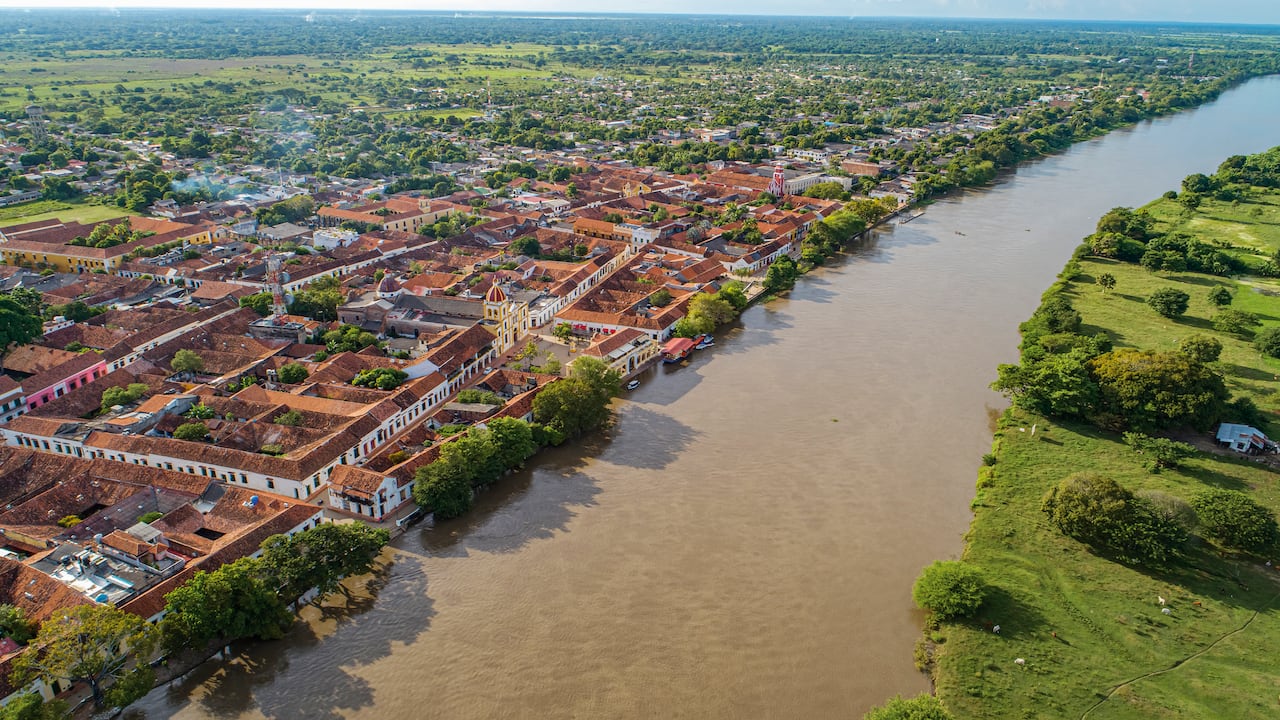 Santa Cruz de Mompox es famoso por su arquitectura colonial.