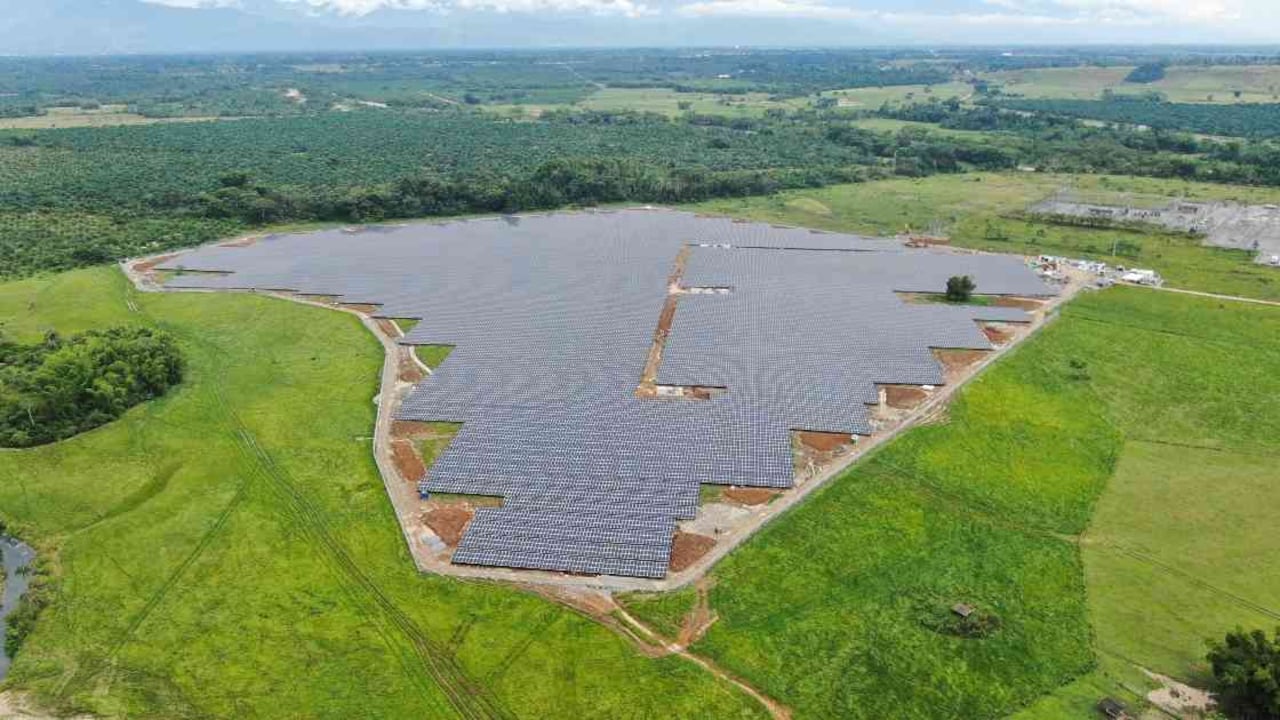 Parque Solar Castilla, situado en el Meta. Foto: Ecopetrol.