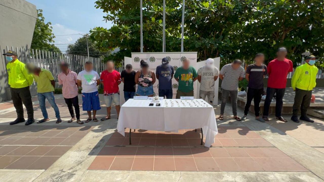 Los capturados al parecer se dedicaban a vender drogas en la zona turística de la ciudad.