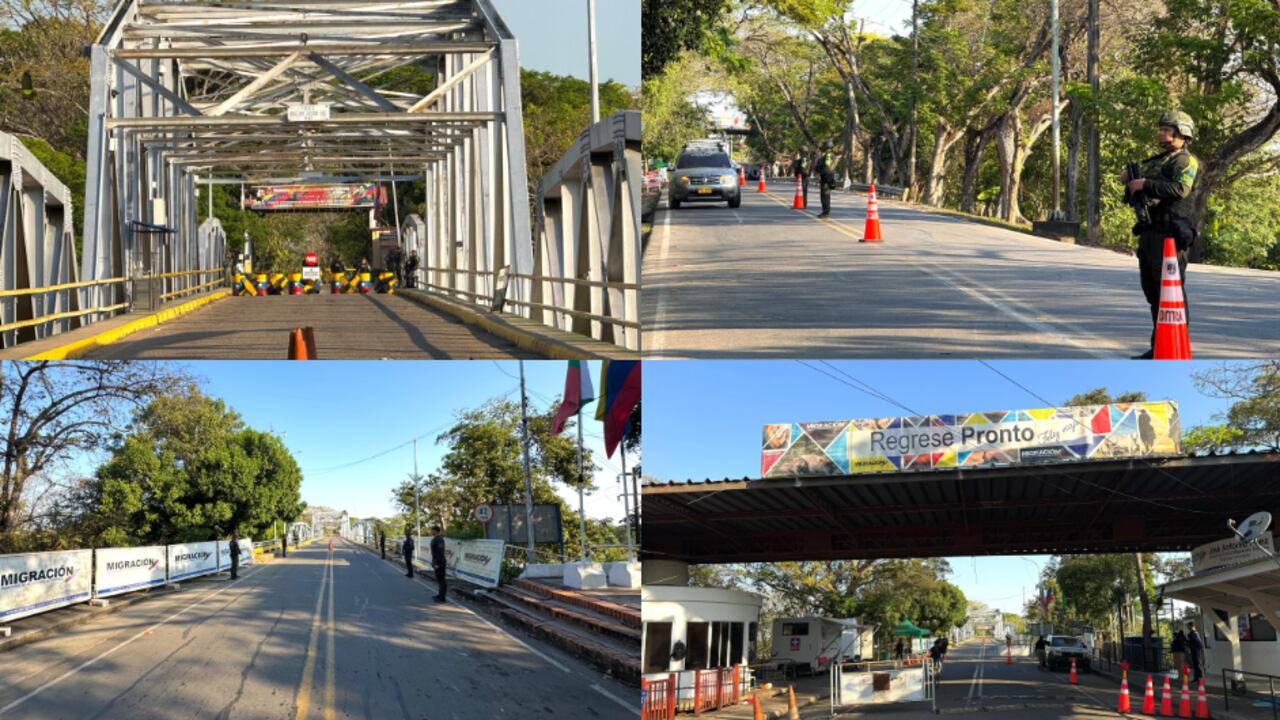 Frontera entre Arauca y Venezuela este 10 de enero, a pocas horas de la posesión presidencial en el vecino país.