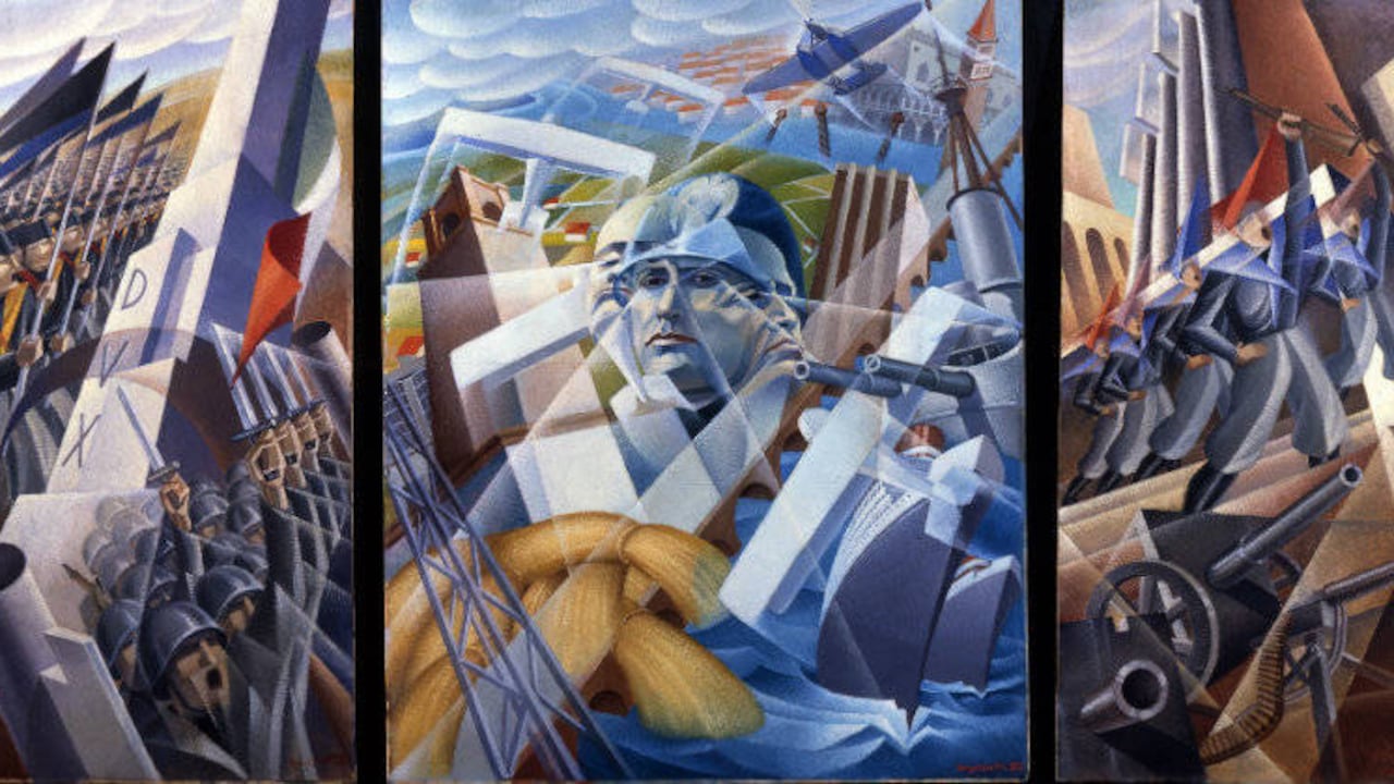 'Síntesis fascista' de Alessandro Bruschetti.