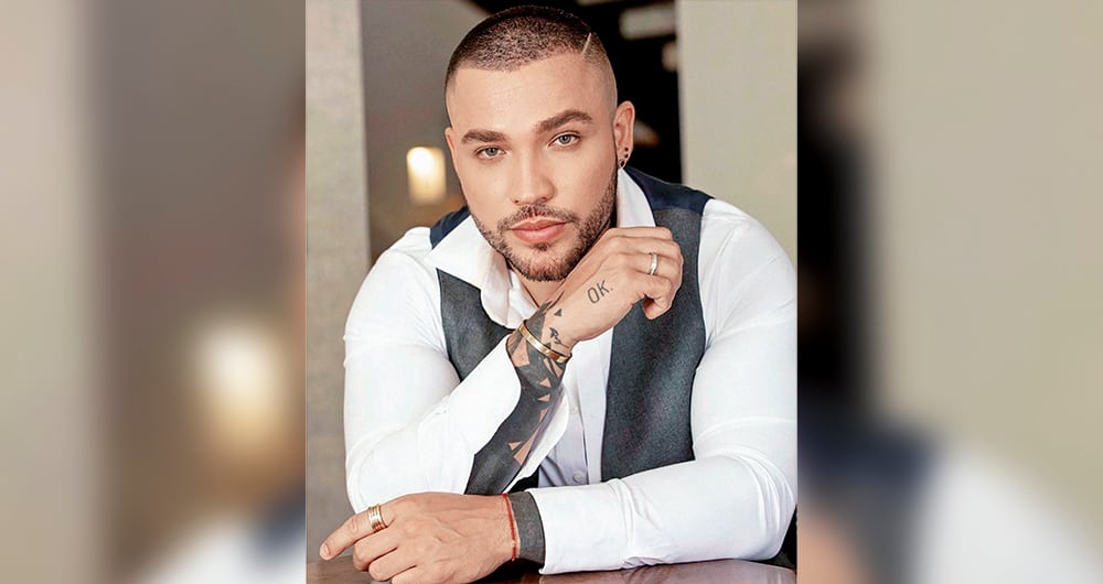 El cantante de música popular Jessi Uribe.