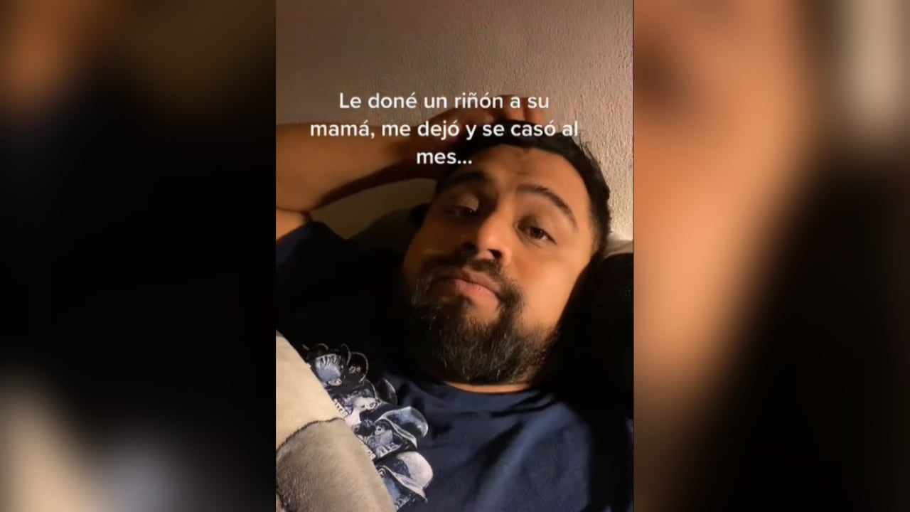 El hombre contó que solo hizo esa cara para el video, ya que no se sentía mal por haberlo hecho.