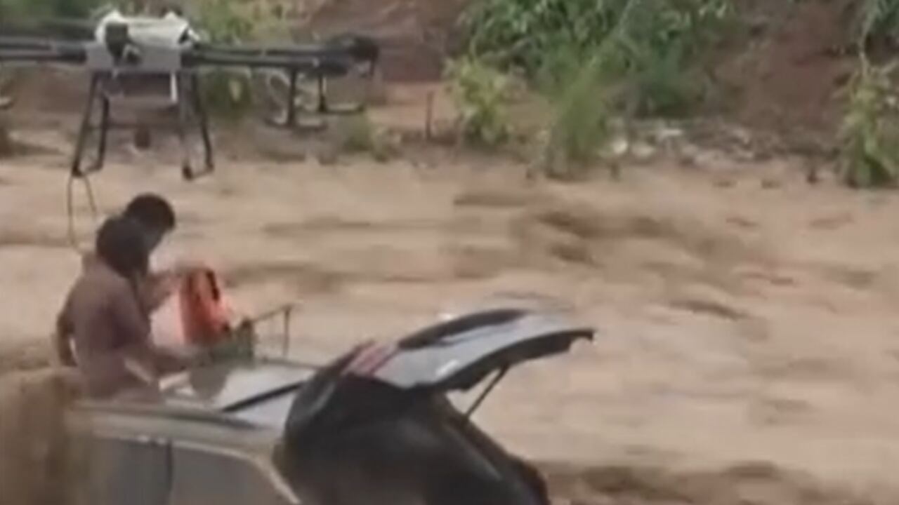 Las inundaciones en China han dejado centenares de afectados en la nación.