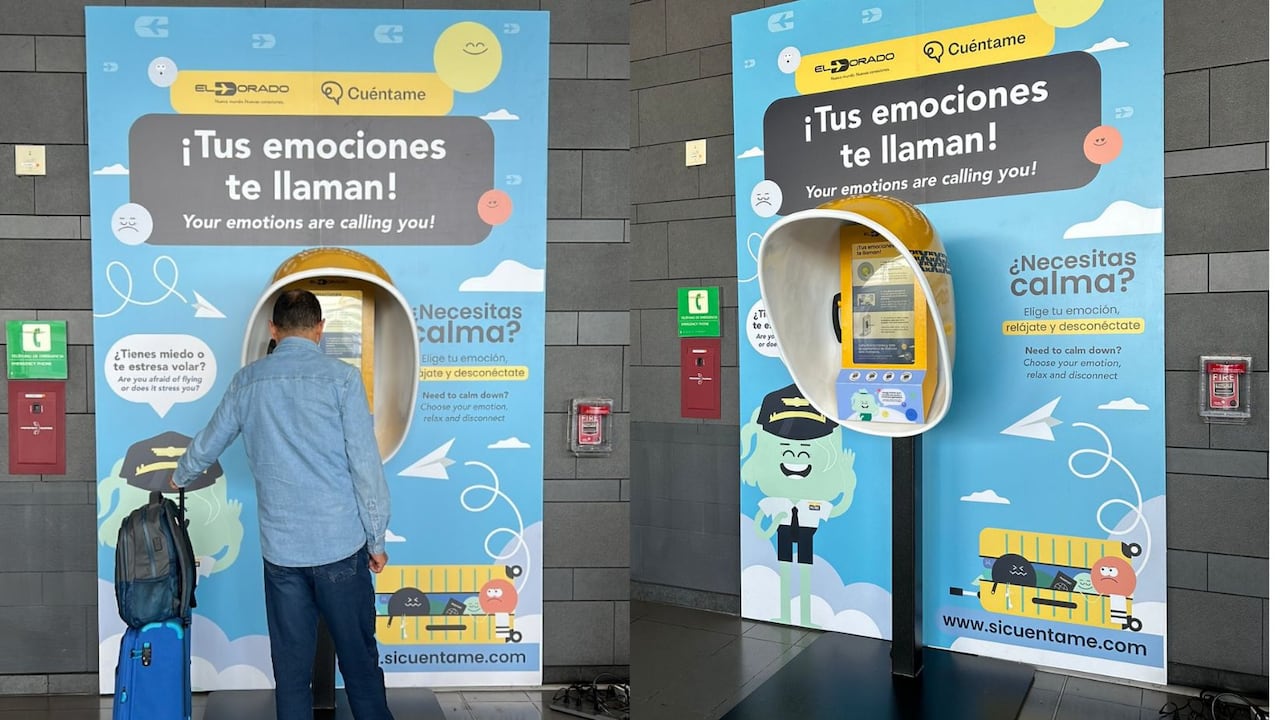 Aeropuerto el Dorado lanza cabinas de apoyo emocional para brindar ayuda a los viajeros: conozca cómo funcionan