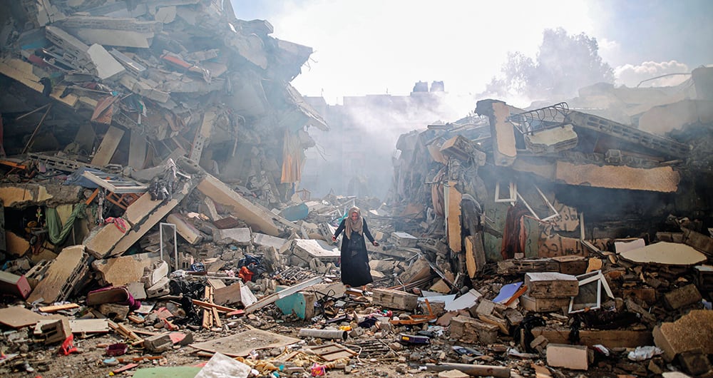 Muertos y destrucción por un ataque a una escuela en Gaza.