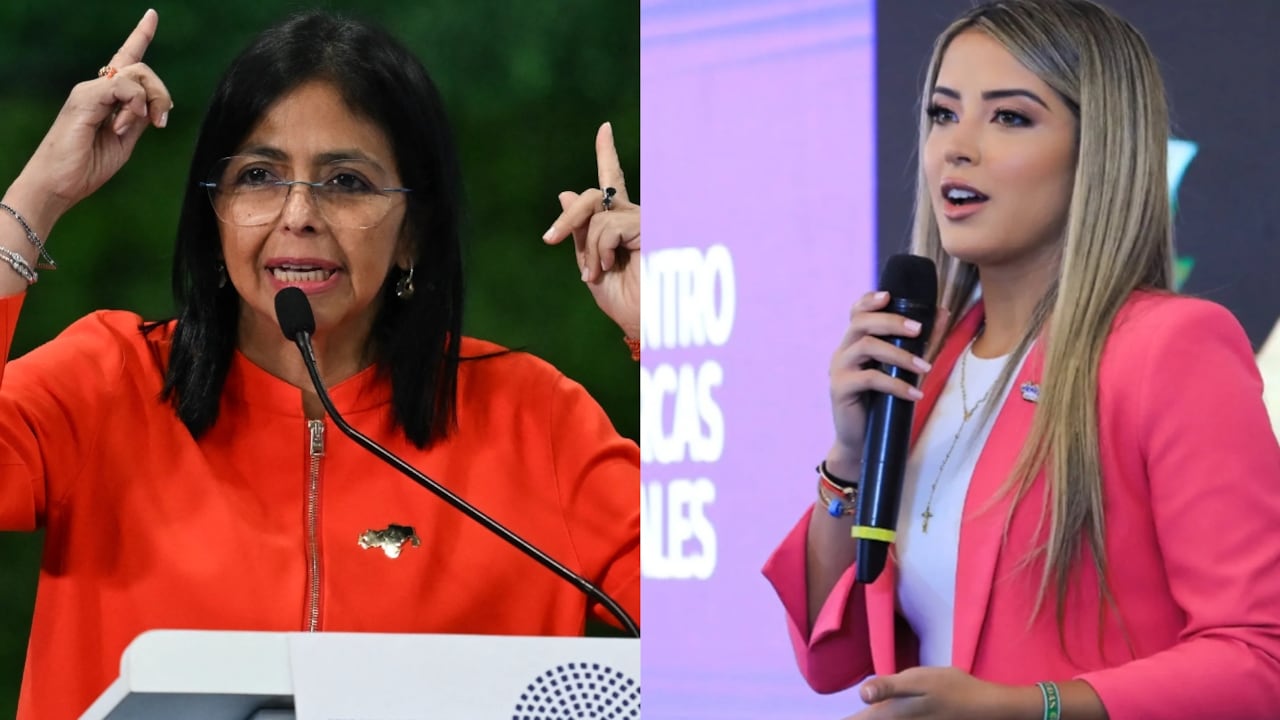 Delcy Rodríguez y Daniella Cabello