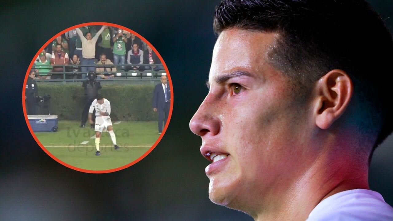 A James Rodríguez se le vio bastante alegre tras un nuevo triunfo con Club León.