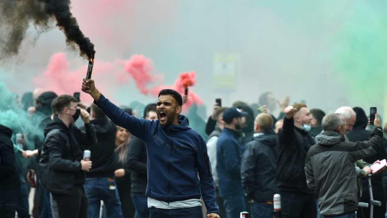 Protestas Manchester United
