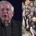 El padre de El Minuto de Dios estuvo compartiendo con algunos de estos moteros.