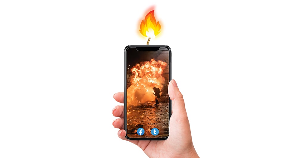 En medio de las protestas por la muerte del abogado Javier Ordóñez, sectores sociales de bandos opuestos calentaron el ambiente con trinos y mensajes polémicos y hasta mentirosos.