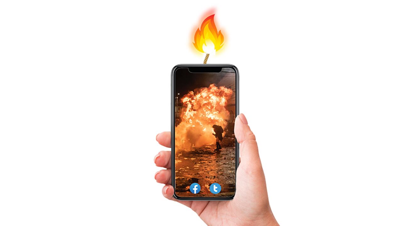 En medio de las protestas por la muerte del abogado Javier Ordóñez, sectores sociales de bandos opuestos calentaron el ambiente con trinos y mensajes polémicos y hasta mentirosos.