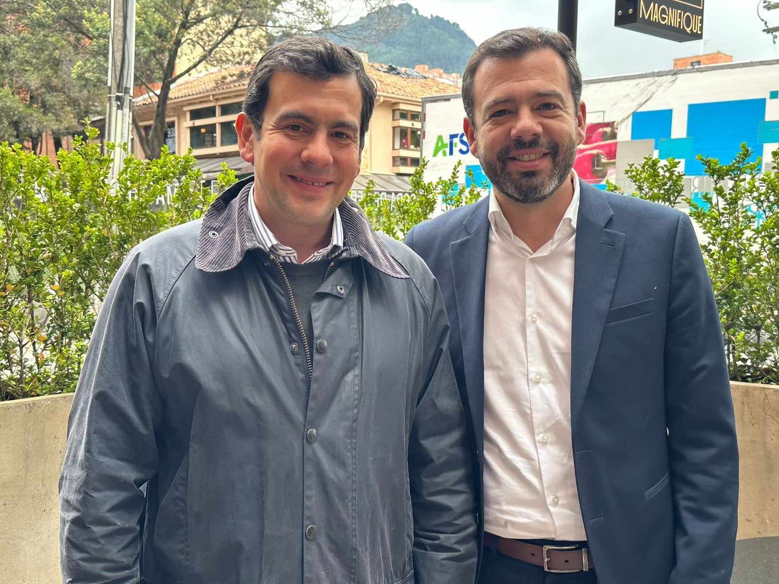 Rodrigo Lara y Carlos Fernando Galán