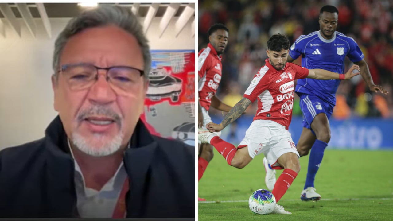 Edgar Cardona, vicepresidente de Sencia (izq.) dio parte de tranquilidad a los equipos bogotanos (der.) sobre el uso de El Campín.