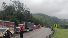 El mal clima en la zona del derrumbe hace imposible la apertura de la vía al Llano.