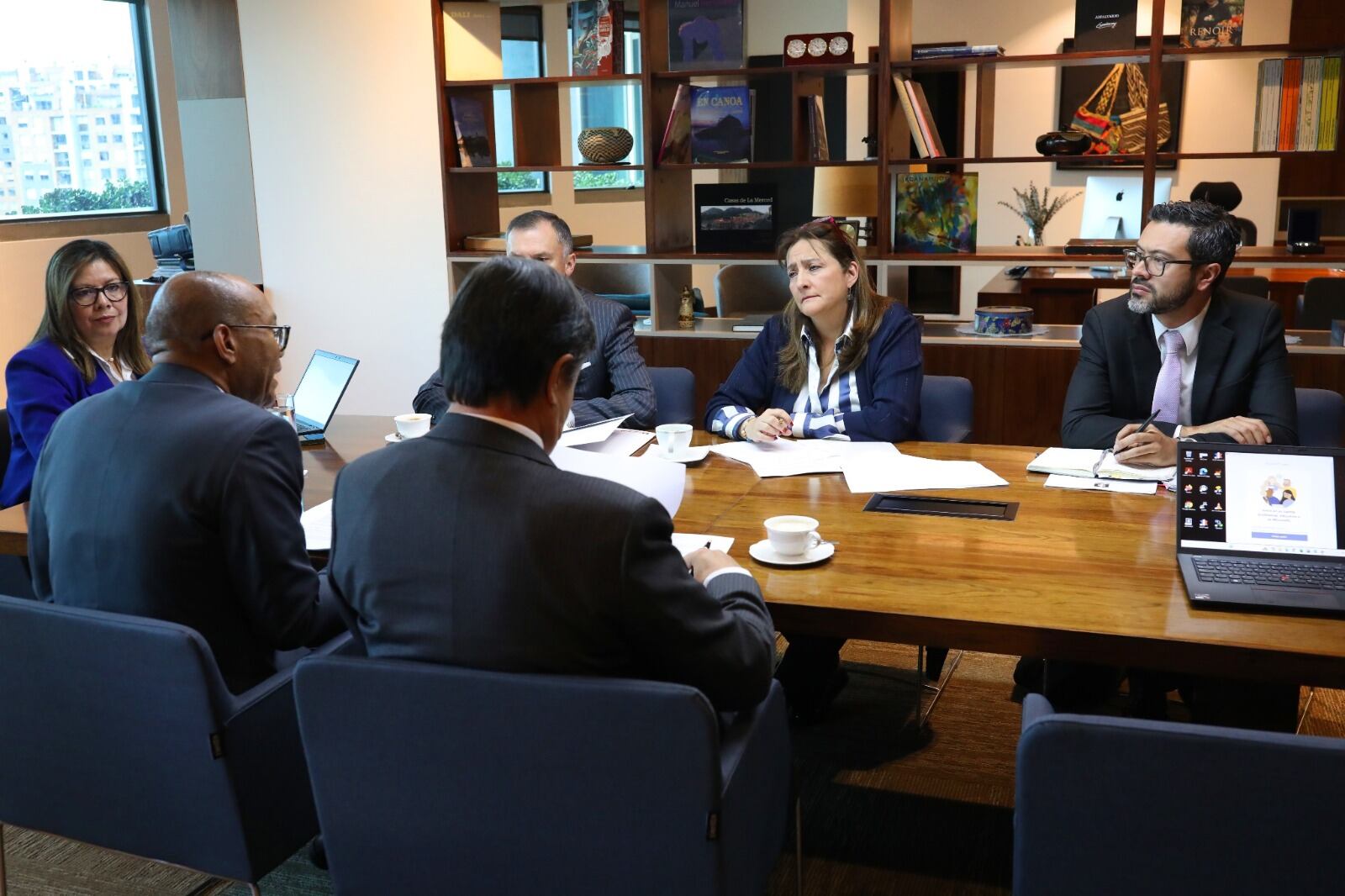 Reunión Minjusticia, CSJ y Fiscal.