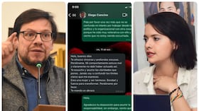 Se conocieron los chats entre Diego Cancino y Yuly Viviana Vargas.