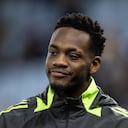 BIRMINGHAM, ENGLAND - JANUARY 29: Aston Villa's Jhon Duran looks on during the UEFA Champions League 2024/25 League Phase MD8 match between Aston Villa FC and Celtic FC at Villa Park on January 29, 2025 in Birmingham, England. (Photo by Andrew Kearns - CameraSport via Getty Images)