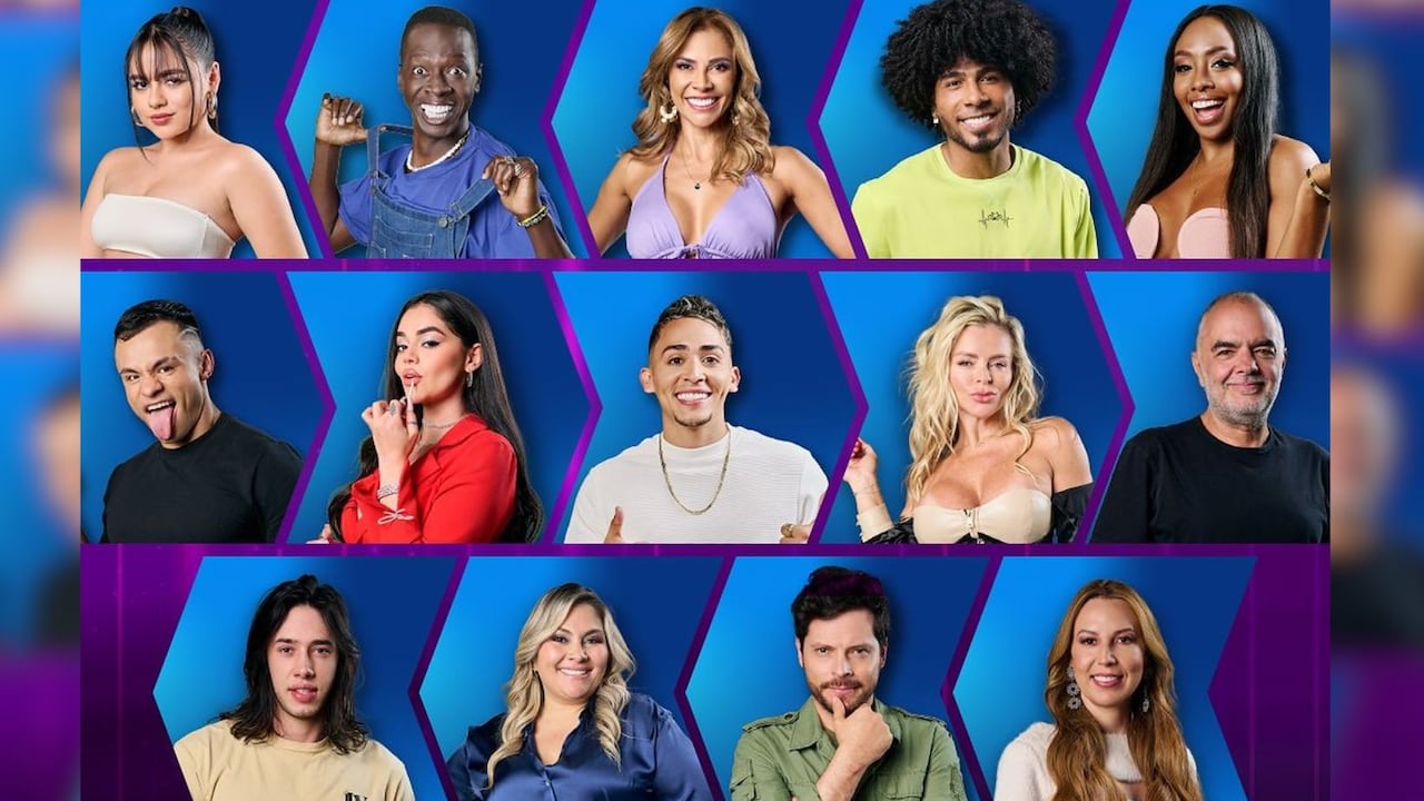 Participantes de La Casa de los Famosos Colombia