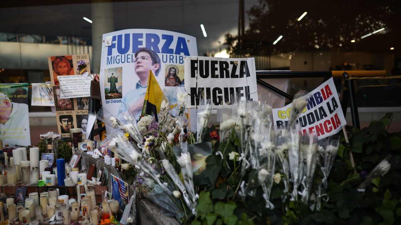 Jornada de oración por la salud de Miguel Uribe Turbay, en la Fundación Santa Fe.