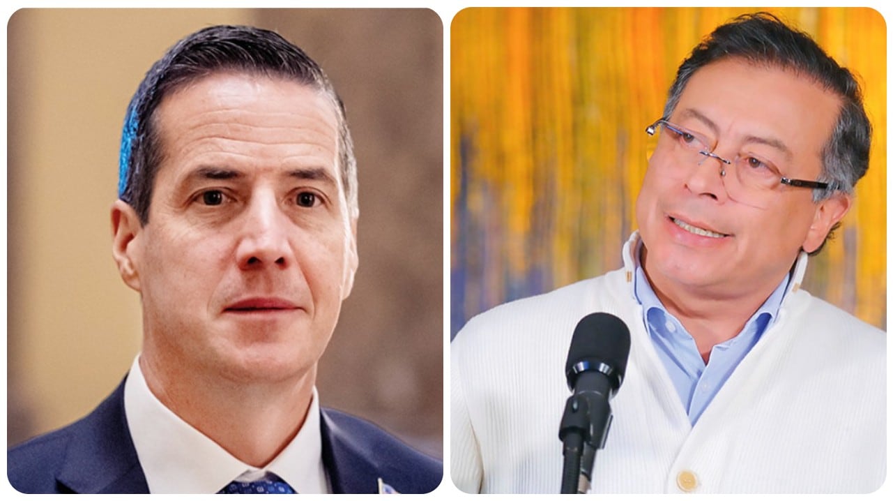 Bernie Moreno y Gustavo Petro