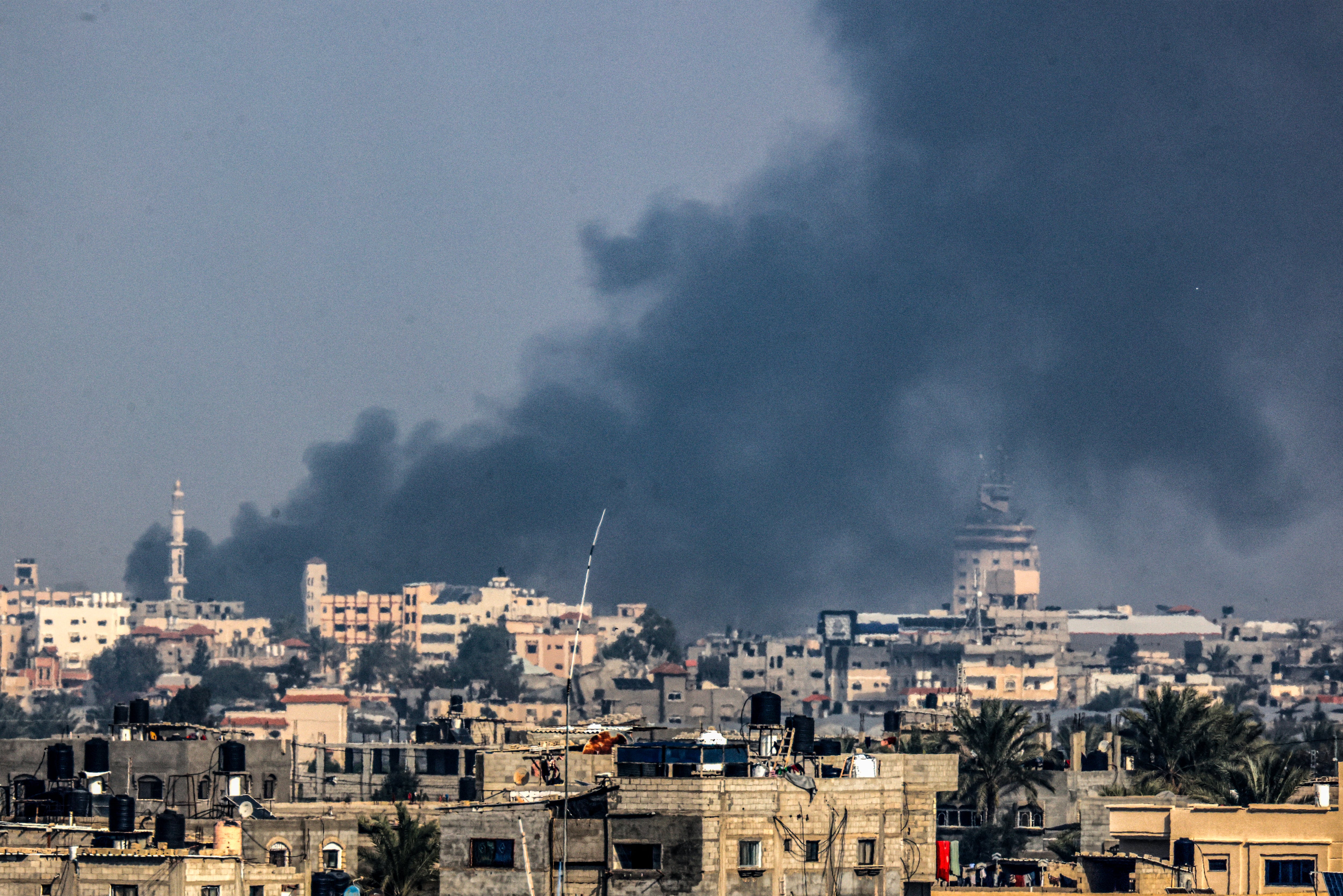 Bombardeo en Gaza