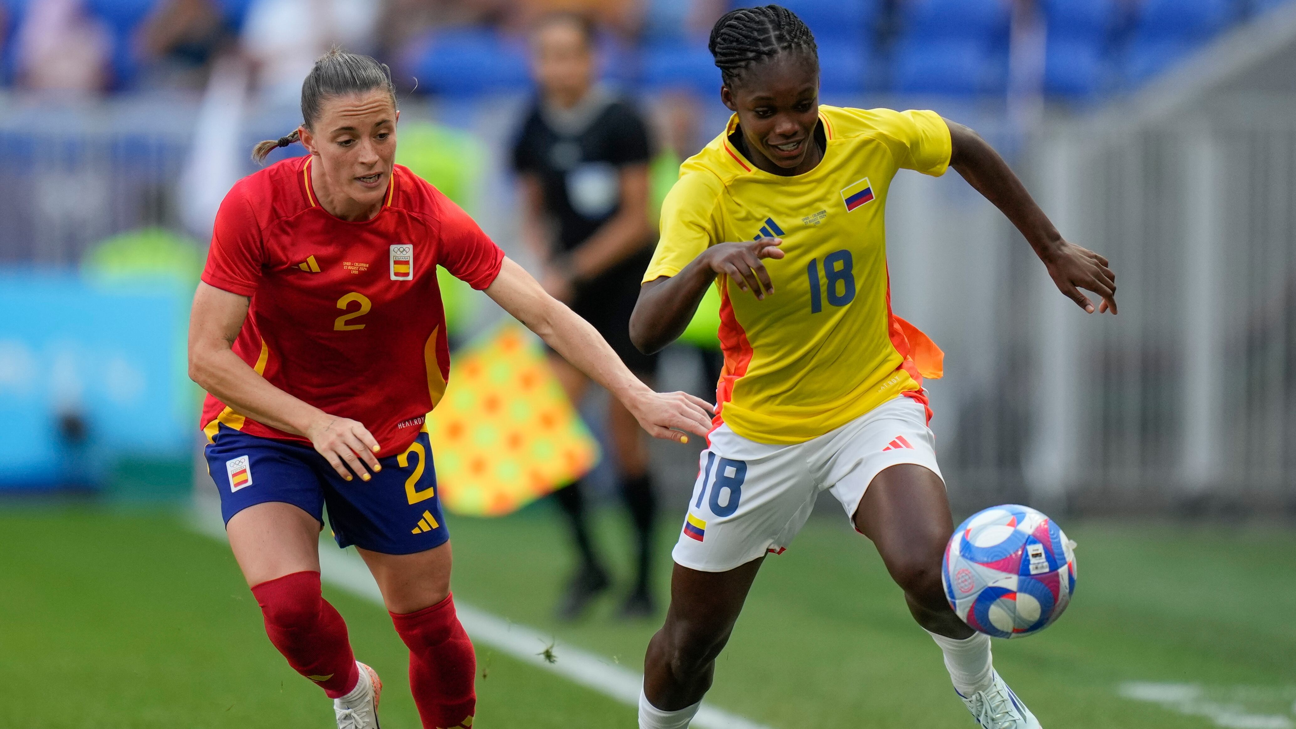 España vs Colombia - cuartos de final fútbol femenino - Juegos Olímpicos de París 2024.