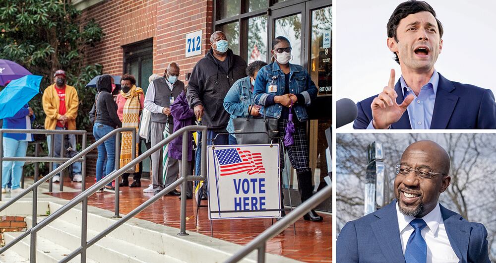 La novela del Capitolio se dio en medio de unas elecciones claves en Georgia. Los demócratas aseguraron la mayoría en el Senado con las victorias de Jon Ossoff y Raphael Warnock en segunda vuelta.