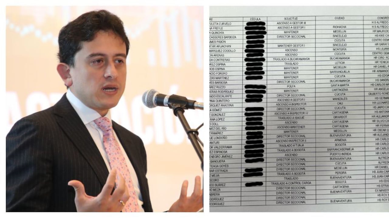 Luis Carlos Reyes, exdirector de la Dian, entregó el listado a la Fiscalía