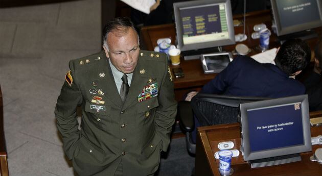 El mayor general Francisco Patiño.  