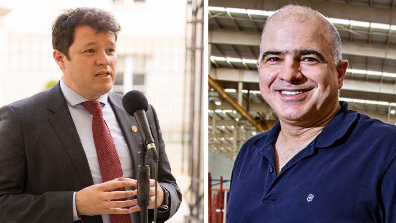 Víctor Muñoz, de la Presidencia de la República, y el empresario Christian Daes.