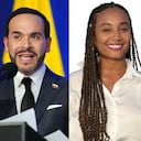 Abelardo De La Espriella, Girley Ordoñez y Elizabeth Jay-Pang.