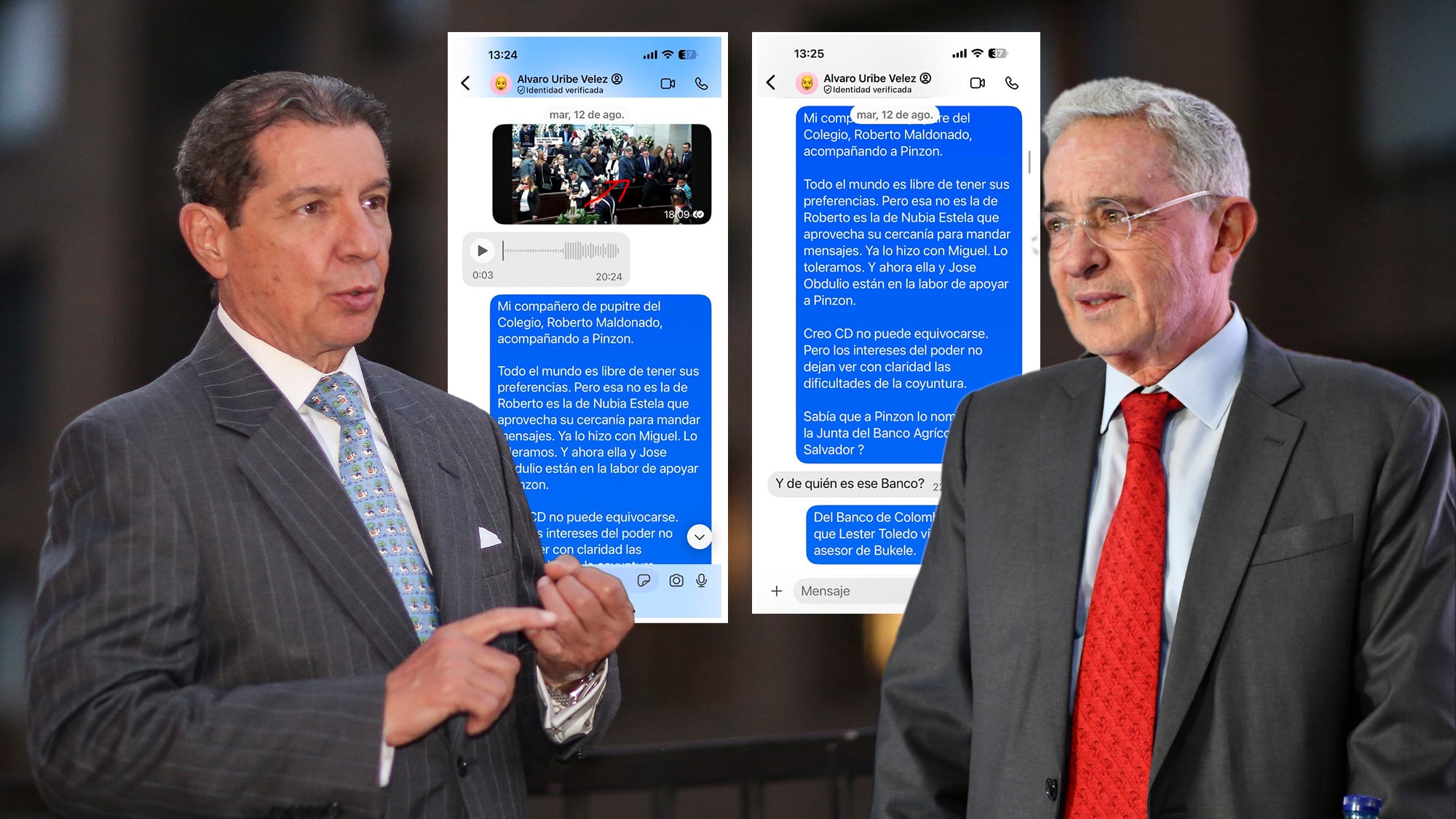 José Félix Lafaurie  Álvaro Uribe Vélez  Chats