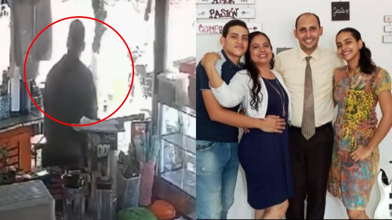 El general Salamanca explicó el video del policía a pocos metros de donde ocurrió el ataque.