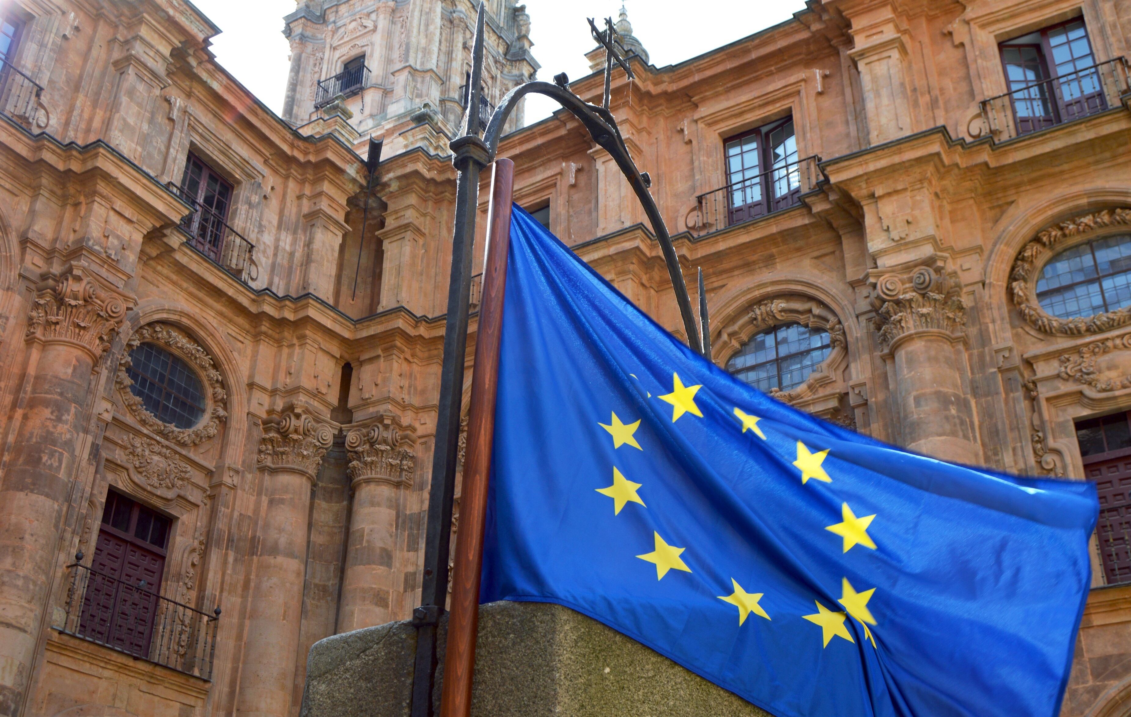 Bandera de la UE en la UPSA.
UPSA
(Foto de ARCHIVO)
27/5/2021