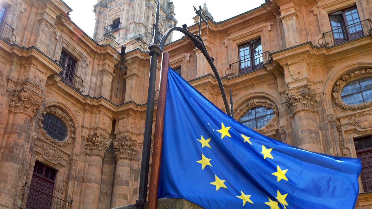 Bandera de la UE en la UPSA.
UPSA
(Foto de ARCHIVO)
27/5/2021
